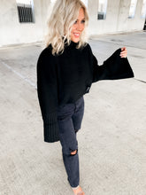 Load image into Gallery viewer, RING MY BELL STATEMENT SLEEVE SWEATER