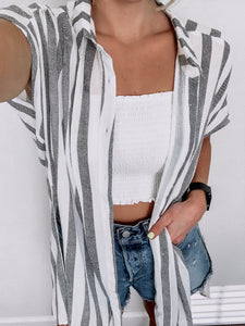 OCEAN BREEZE STRIPED TUNIC