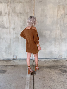 PSL COTTON KNIT SWEATER TUNIC