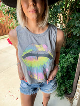 Load image into Gallery viewer, &#39;LOL&#39; TIE DYE GRAPHIC TANK | (SMALL ONLY)