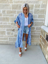 Load image into Gallery viewer, CALIFORNIA COAST KIMONO DUSTER