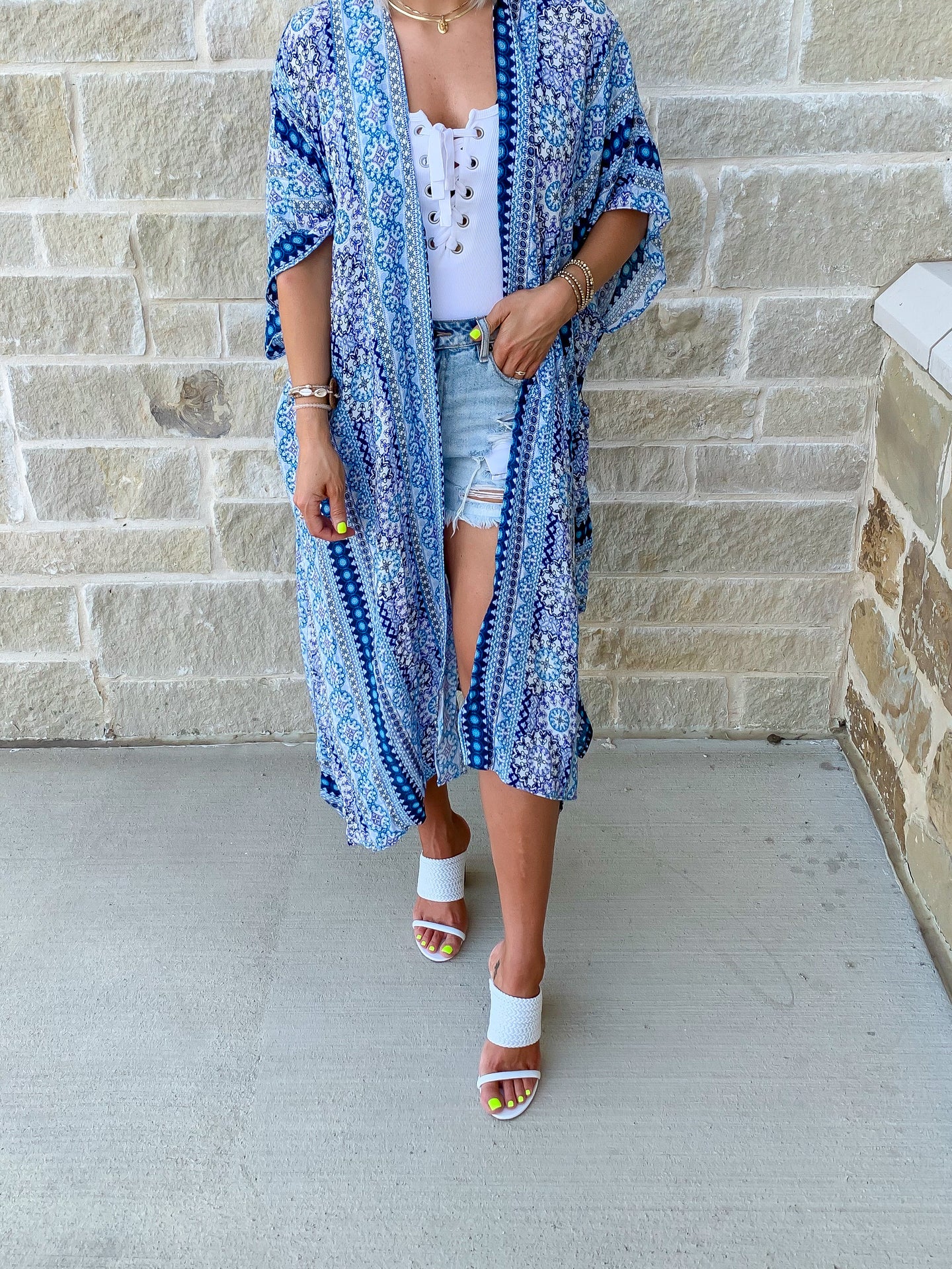 CALIFORNIA COAST KIMONO DUSTER