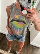 Load image into Gallery viewer, &#39;LOL&#39; TIE DYE GRAPHIC TANK | (SMALL ONLY)