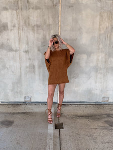 PSL COTTON KNIT SWEATER TUNIC