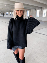 Load image into Gallery viewer, RING MY BELL STATEMENT SLEEVE SWEATER
