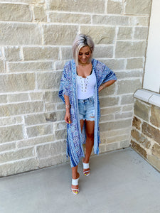 CALIFORNIA COAST KIMONO DUSTER