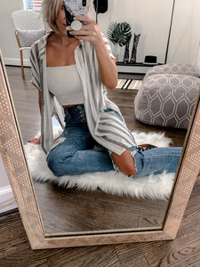 OCEAN BREEZE STRIPED TUNIC