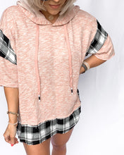 Load image into Gallery viewer, 213 PLAID HOODIE  | (SMALL ONLY)