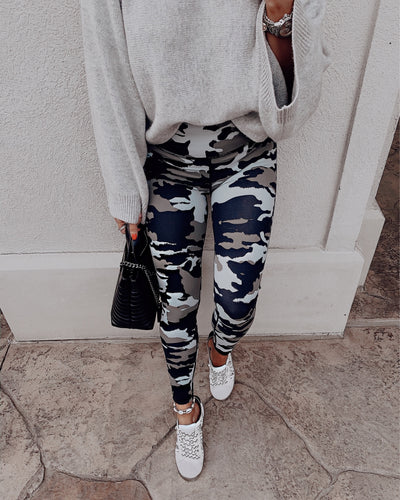 IN THE JUNGLE HIGH WAISTED LEGGINGS