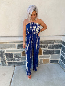 HIGH TIDE OFF THE SHOULDER JUMPSUIT