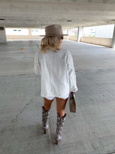 Load image into Gallery viewer, STETSON FRINGE DENIM SHACKET
