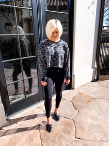 YOU'RE AN ANIMAL LONG SLEEVE CROP